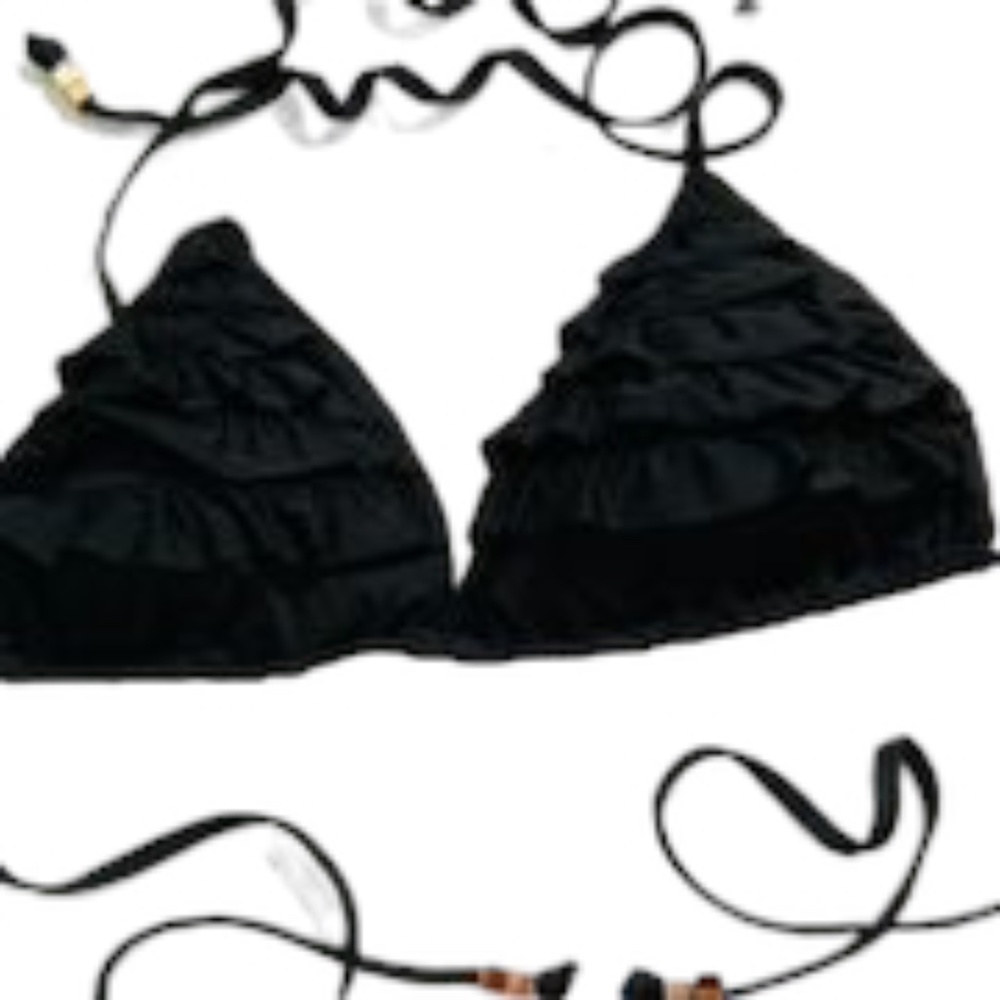💙🖤H&M + Roxy Bikini tops - Set of 2 Black and Blue🖤💙 - Picture 4 of 7